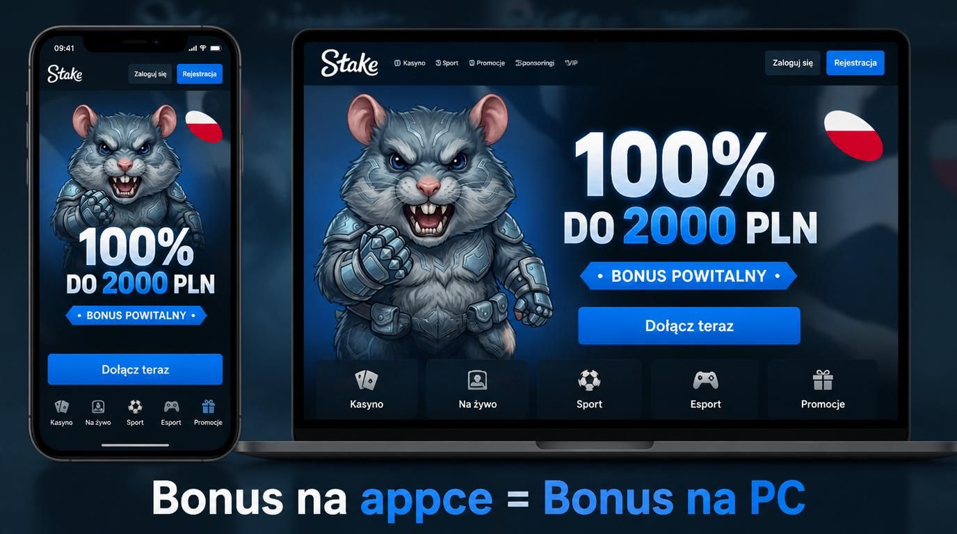 Bonus powitalny identyczny na urządzeniach